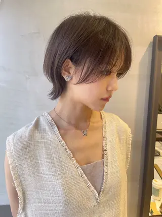 ショート カラー Aster 店長 れおん✂️のヘアスタイル