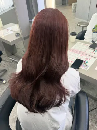 カラー 豊嶋 未来のヘアスタイル