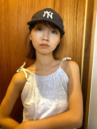 ミディアム カラー 砂原 ひよりのヘアスタイル