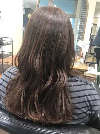 ロング カラー アザマ　ヤスカツ _rosso 川口のヘアスタイル