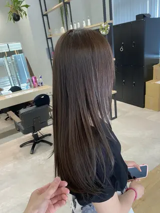 ロング パーマ 地毛風縮毛矯正 /ニュアンス/はるたのヘアスタイル