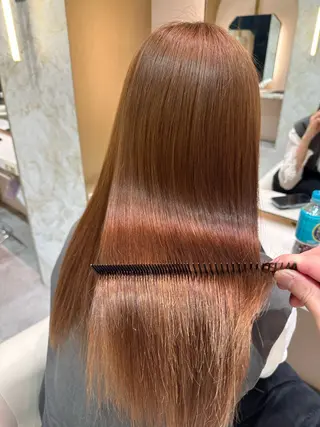 ロング カラー 店長/mao/ 前髪/顔周りカットのヘアスタイル