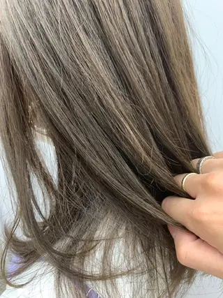 ミディアム カラー 縮毛矯正×髪質改善 店長　DAITOのヘアスタイル
