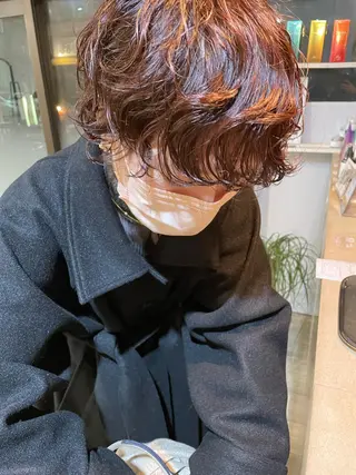 ショート パーマ 小関 仁晴のヘアスタイル