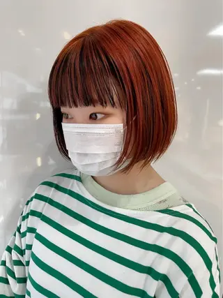 ショート カラー ハイトーン/ブリーチ /ウルフ⛓️MAKIのヘアスタイル