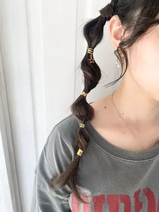 ヘアアレンジ uros.中目黒 moekaのヘアスタイル