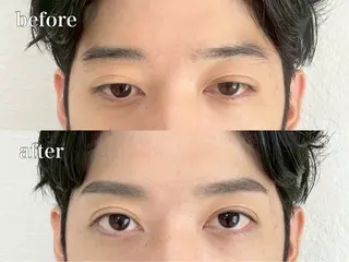 アイブロウ 米元 ひなののヘアスタイル