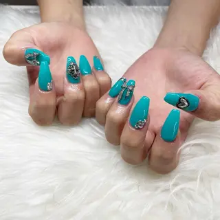 ロング see love gritterのネイルデザイン