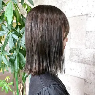 ミディアム 北島 遥香🫧インナ ー /ベージュカラーのヘアスタイル