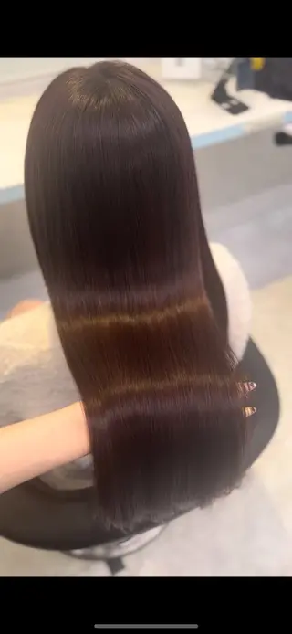 ロング カラー ♥️暖色カラ ー♥️由夏のヘアスタイル