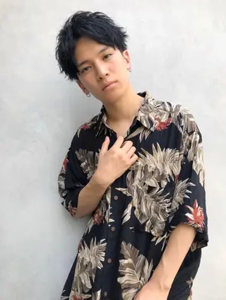 ショート カラー ヘアアレンジ メンズ 🌼原宿JUICE／ official🌼のヘアスタイル