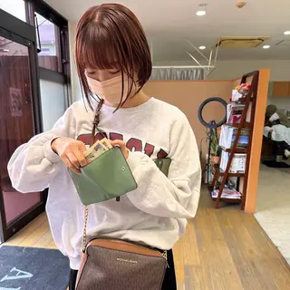 ショート カラー peg.hair所属・ブリーチカラー🫧 森　凪沙のヘアスタイル