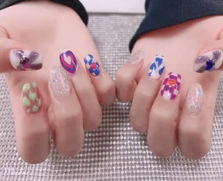 ネイル はぴねす所属・横浜 美夢のネイルデザイン