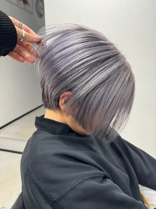 ショート カラー ヒラガカナ▼ ECLAT HAIRのヘアスタイル