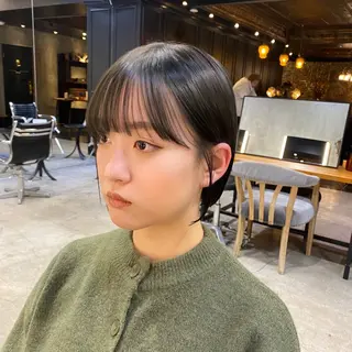 ショート カラー 透明感カラー🌿 グレージュ🐺陽介のヘアスタイル