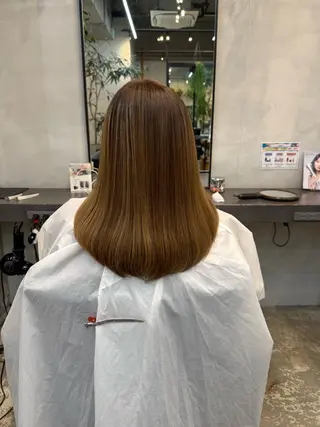 ロング カラー 川口開世 short cutのヘアスタイル
