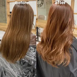 ロング カラー 韓国レイヤーカット★ 小林大樹のヘアスタイル