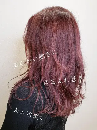 セミロング カラー 美髪⭐︎髪質改善 井上 康司のヘアスタイル