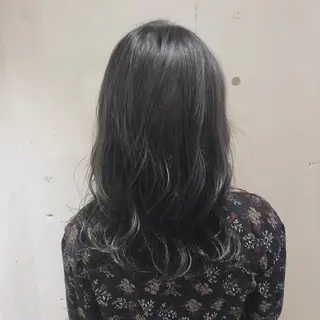 ミディアム カラー パーマ ヘアアレンジ 【ツヤ髪美容師】 ツダケイスケのヘアスタイル