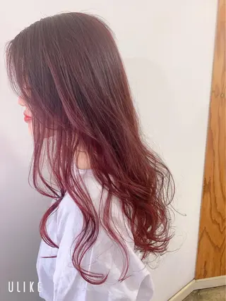 ロング チカ/暖色系カラー/ おまかせ大歓迎のヘアスタイル
