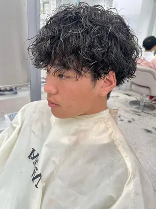 パーマ メンズ 🍐シャドウパーマ メンズ特化/守岡🍐のヘアスタイル