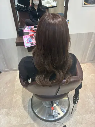 セミロング nao .のヘアスタイル