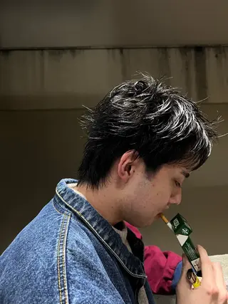 メンズ SHU｜レイヤー カット/パーマのヘアスタイル