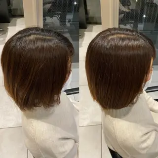 ミディアム カラー 梅田美容室 SPADICユヅキ♠のヘアスタイル