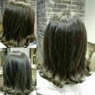 ミディアム カラー パーマ ヘアアレンジ キッズ メンズ ネイル マツエク・マツパ MEGUMI megumiのヘアスタイル