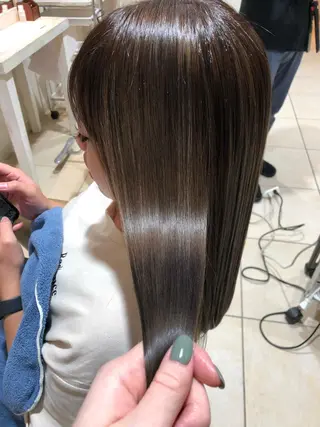 セミロング カラー nanako /レイヤーカットのヘアスタイル