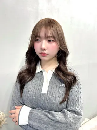 ロング カラー 💘大人可愛く💘 Natsuki❥❥❥のヘアスタイル