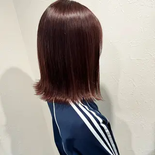 ミディアム カラー shiho .のヘアスタイル