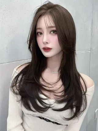 ロング mao🎀マツエク/ レイヤーカットのマツエク・マツパデザイン