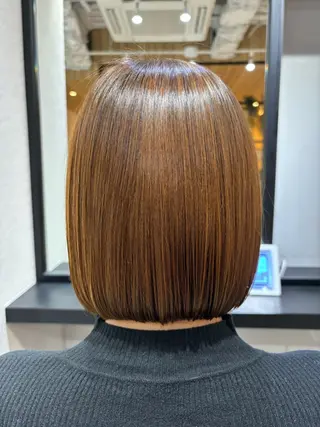 ショート ✨似合わせボブ✨ 縮毛矯正のヘアスタイル