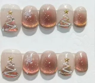 ネイル H3 Nail Tsuki🦋💙のネイルデザイン