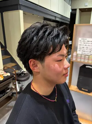 パーマ メンズ 木村 将太のヘアスタイル