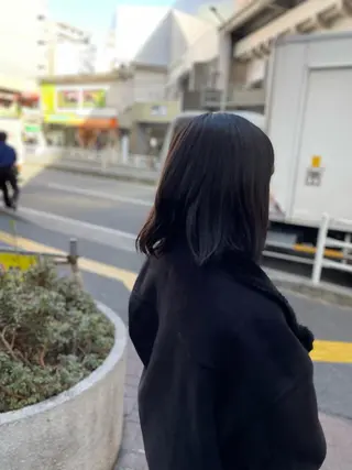 ミディアム 美髪 透明感カラーSotaのヘアスタイル