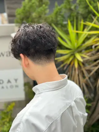 ショート パーマ ヘアアレンジ メンズ キッズ CHIC share salon所属・ちこ .のヘアスタイル