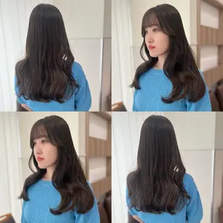 ロング カラー 韓国ヘア／レイヤー/ 🤍ayumuのヘアスタイル