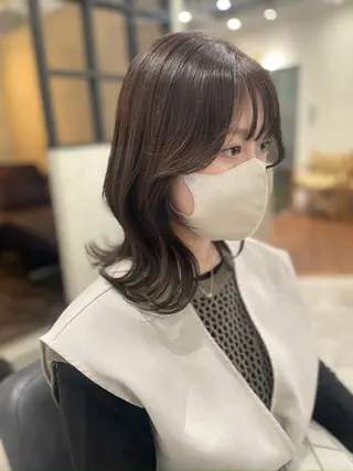 ミディアム 杉野🫧美髪🫧 Zina博多店長のヘアスタイル