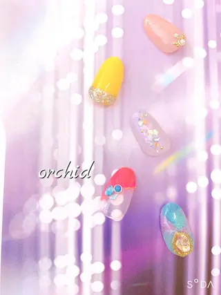 ネイル orchid ♡オーキッドのネイルデザイン