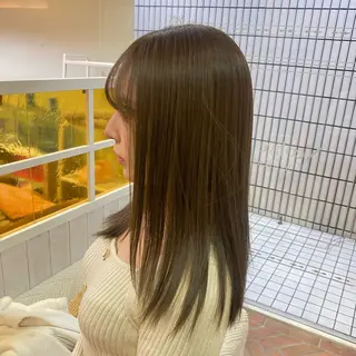 セミロング カラー 🍀ブリーチ/艶カラ ー🍀 コイケのヘアスタイル