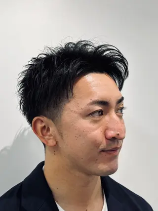 ショート パーマ メンズ 💈神技メンズカット 大沢カズキ✂︎のヘアスタイル