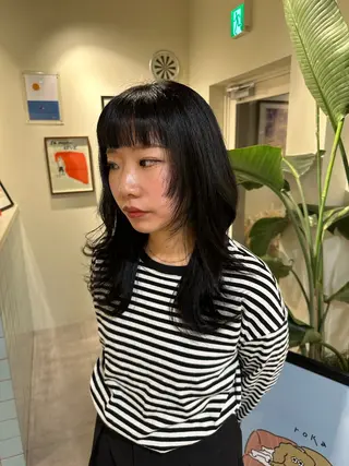 ロング HANAME 原宿美容室のヘアスタイル