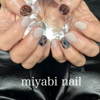 ネイル miyabi nail 桂川駅近くのネイルデザイン