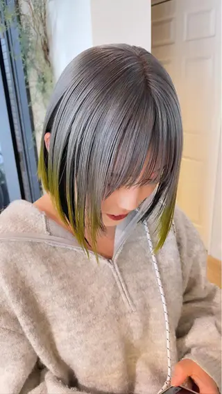 カラー 永田 優希のヘアスタイル