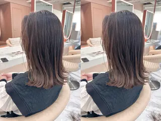 ミディアム カットモデル募集 長谷川のヘアスタイル