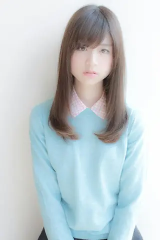 ミディアム カラー 菊池 貢平のヘアスタイル