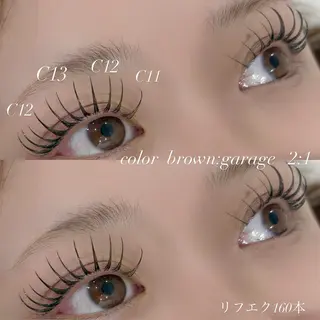 マツエク・マツパ EYELA YUKAのマツエク・マツパデザイン