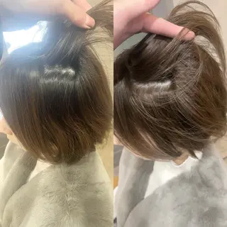 ショート カラー 瀧　元気/ショート/ 白髪ぼかし/髪質改善のヘアスタイル